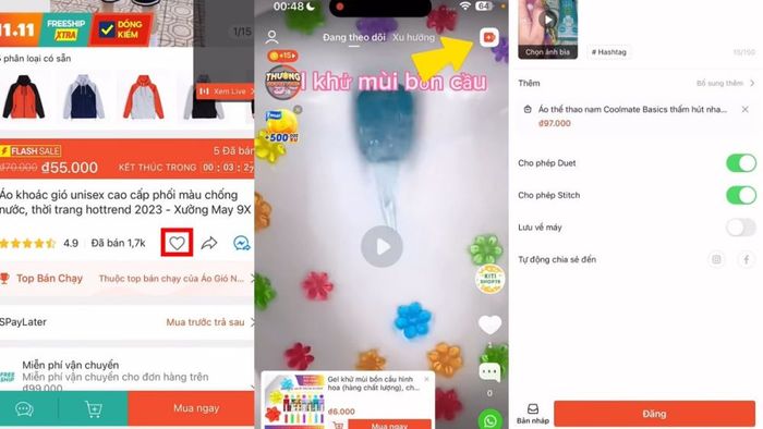 Cách gắn tag trên Shopee Video