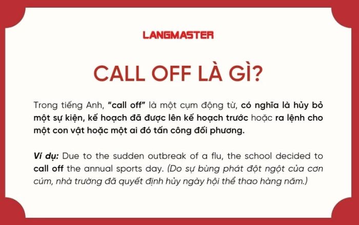 Gọi là gọi hủy là gì?