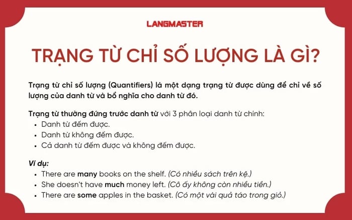 Trạng từ chỉ số lượng là gì?