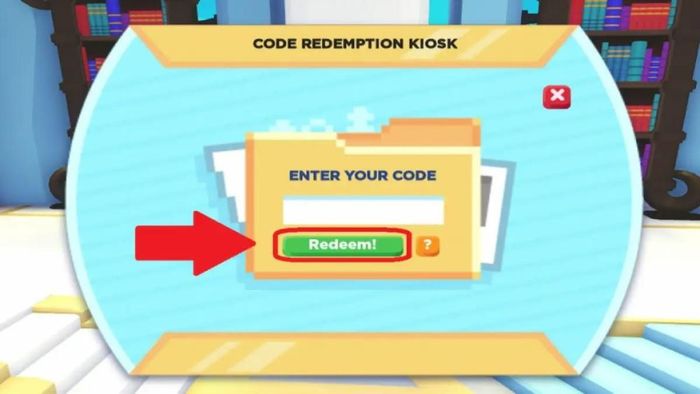 Hướng dẫn cách nhập mã code Adopt Me! bước 4