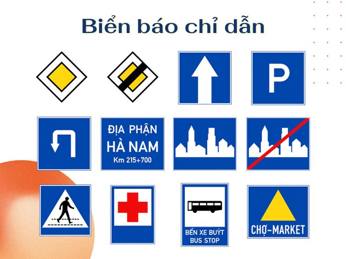 Từ vựng về biển báo hướng dẫn