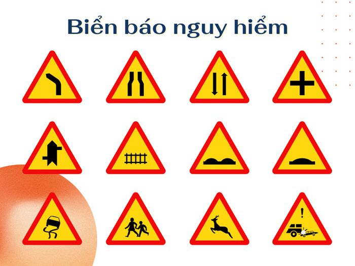Từ vựng về biển báo nguy hiểm