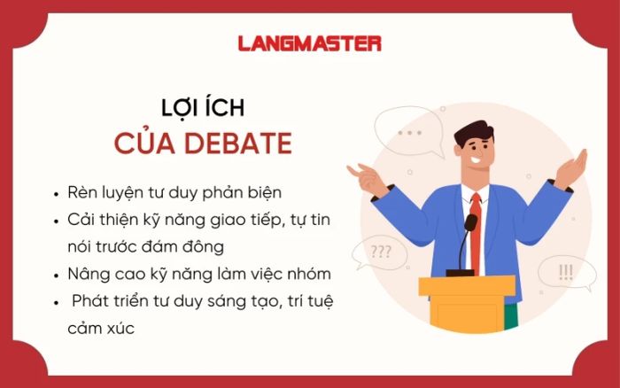 Lợi ích của việc tham gia tranh luận
