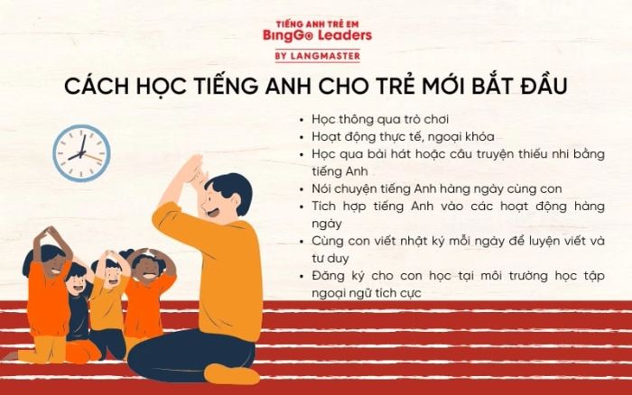 Phương pháp học tiếng Anh cho trẻ mới bắt đầu đơn giản và hiệu quả