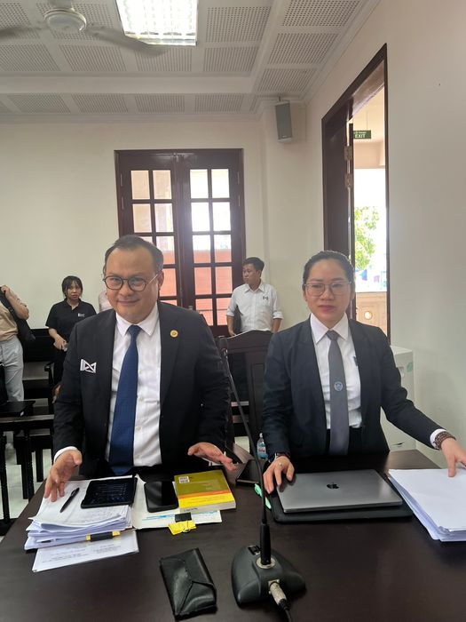 Luật sư Nguyễn Quốc Cường, đại diện pháp lý cho Lê Hoàng Phương tại phiên tòa.