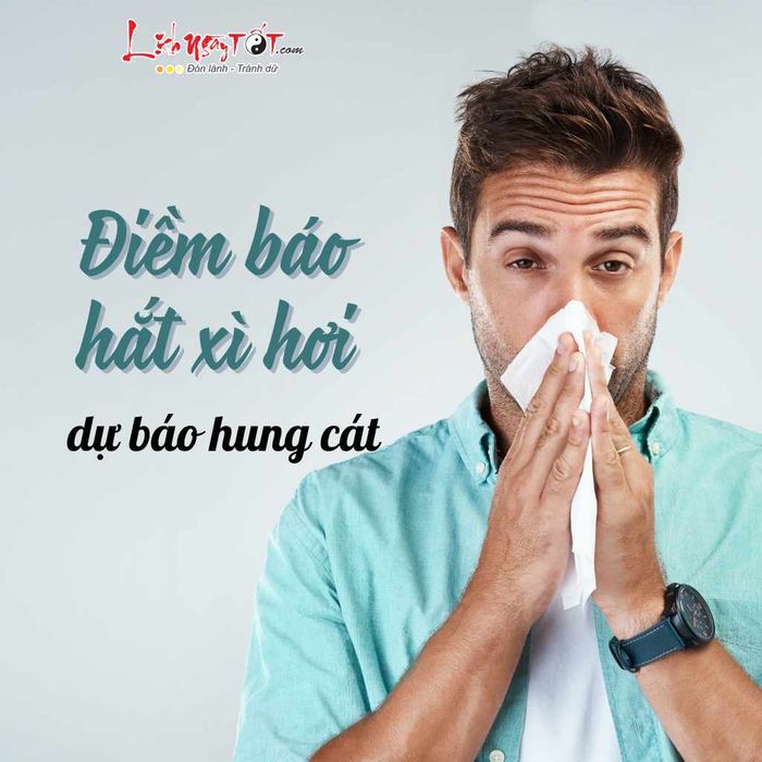 Dấu hiệu của hắt xì hơi