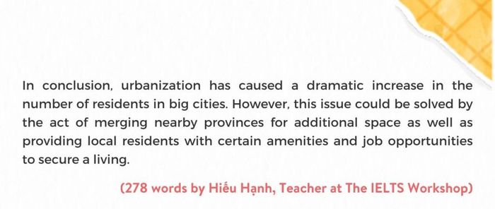 Overpopulation IELTS Writing Task 2