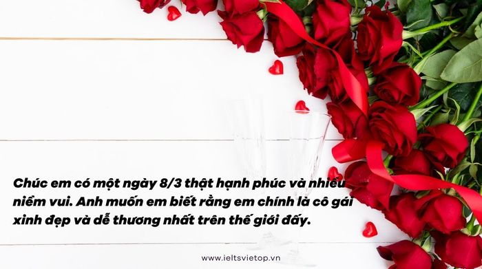 Lời chúc 8/3 cho người yêu đơn phương