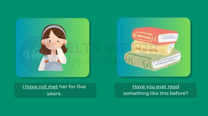 Vi dụ với thì hiện tại hoàn thành