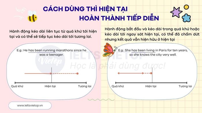 Cách áp dụng thì hiện tại hoàn thành tiếp diễn
