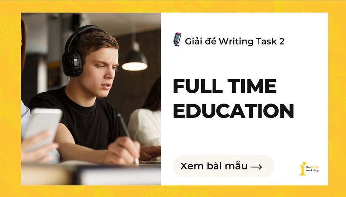 Some individuals believe that it is necessary for young people to attend full-time education