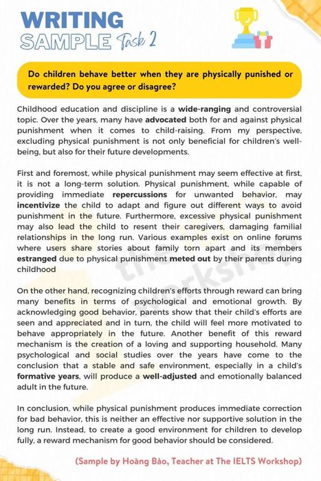 Do children behave better when they receive physical discipline or rewards?