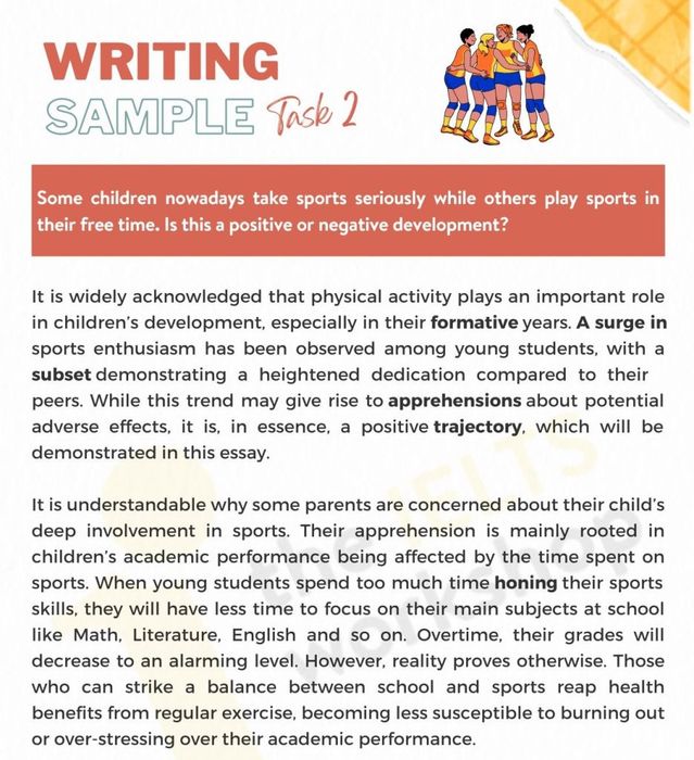 Some kids today take sports seriously while others participate in sports during their leisure time