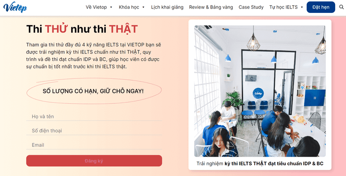 Tìm hiểu thêm về bài thi IELTS miễn phí tại Mytour