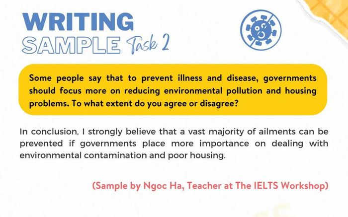 IELTS Writing Task 2: Preventing Illness and Disease Example