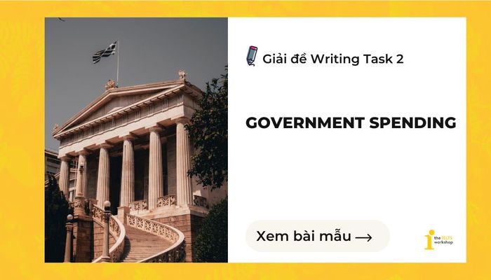 government expenditure ielts writing task 2