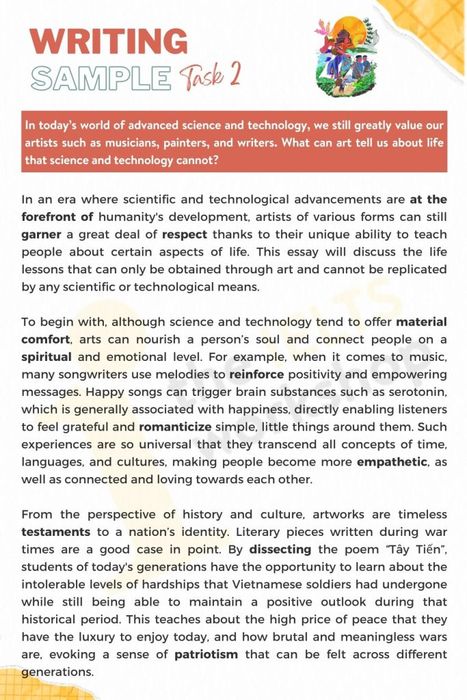 Arts and Culture IELTS Writing Task 2
