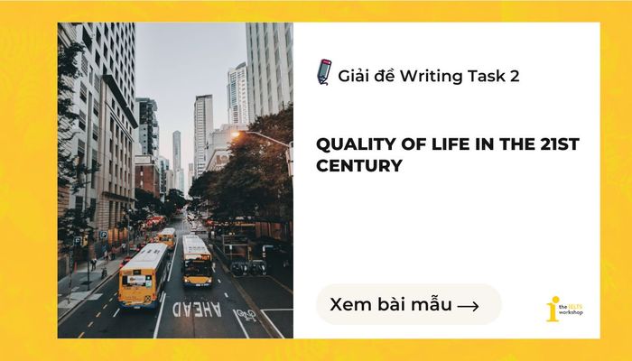 Quality of life in modern times