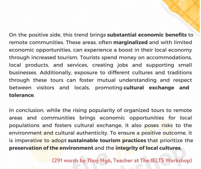Travel IELTS Writing Task 2