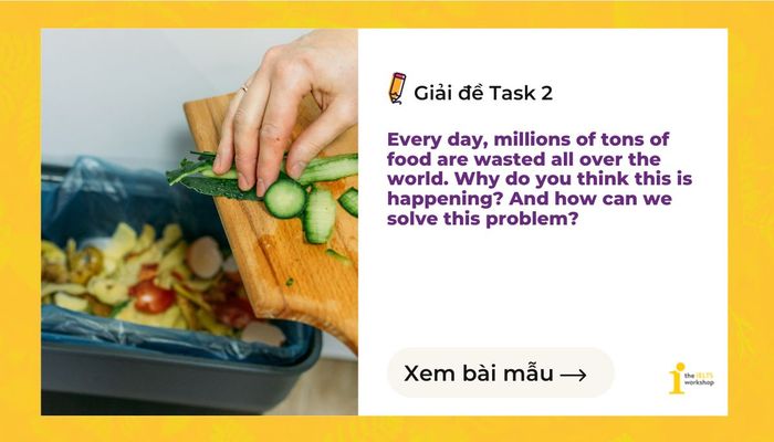 ielts writing task 2 millions of tons of food are discarded globally