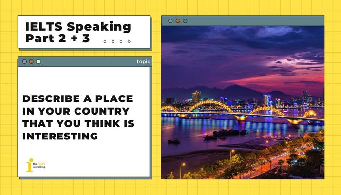 Explore a captivating place in your country theme