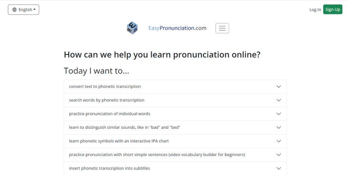 Easy Pronunciation