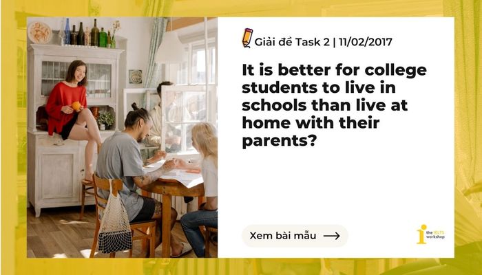 It is more beneficial for university students to reside