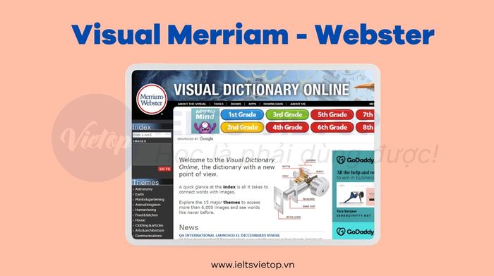 Web tra từ điển tiếng Anh