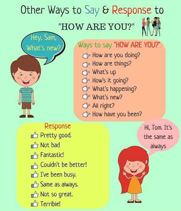 Cách thay đổi của câu hỏi “How are you?”