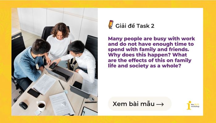 ielts writing task 2 numerous individuals are occupied with work and lack adequate time