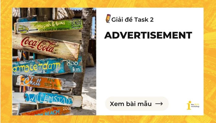 IELTS writing task 2 quảng cáo