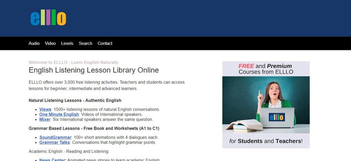 Trang web ELLLO cung cấp dịch vụ tra phiên âm tiếng Anh nhanh và chính xác nhất.