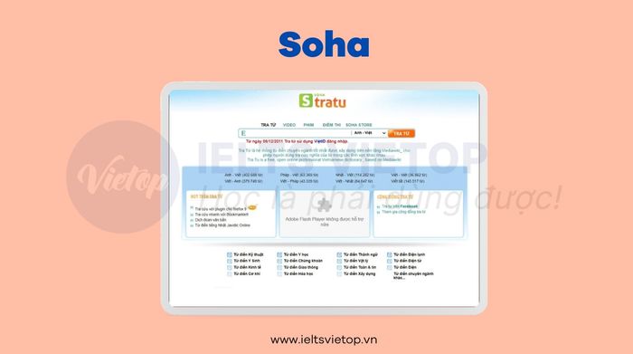 Web tra từ điển tiếng Anh