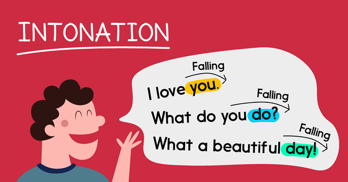Không có sự biến đổi ngữ điệu khi nói tiếng Anh