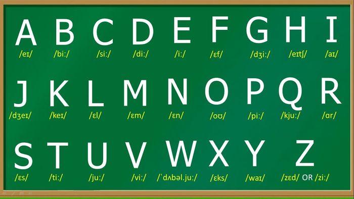 English alphabet phonetics