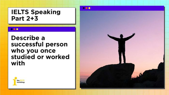 Portray a successful individual with whom you once studied