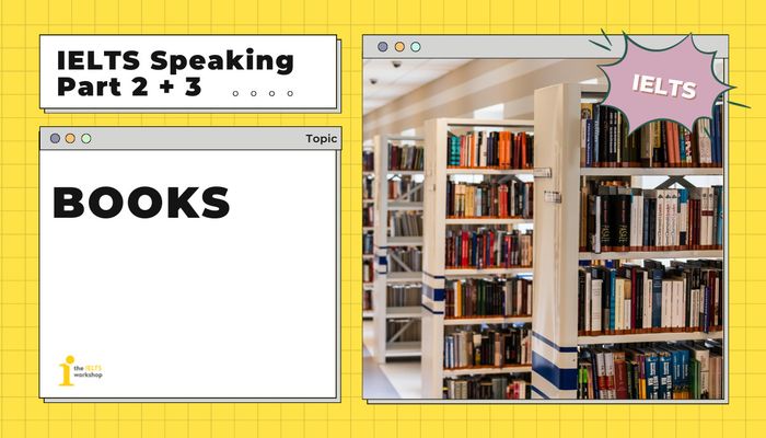 IELTS SPEAKING PART 3 - BOOK