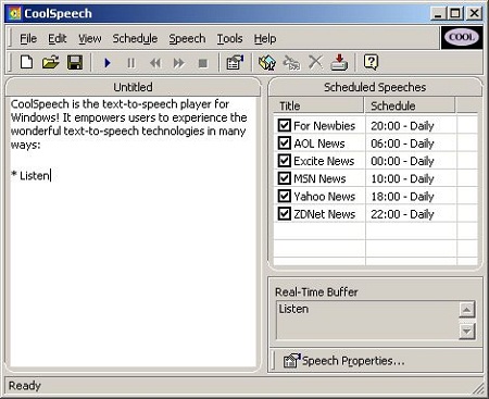 Phần mềm CoolSpeech