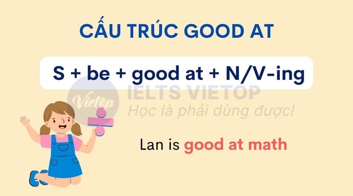 Phương pháp sử dụng cấu trúc good at