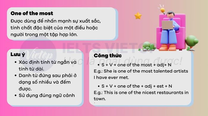 Tổng hợp kiến thức về cấu trúc one of the most