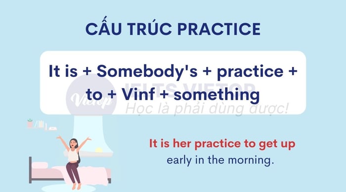 Cấu trúc It is thói quen của ai đó làm điều gì đó