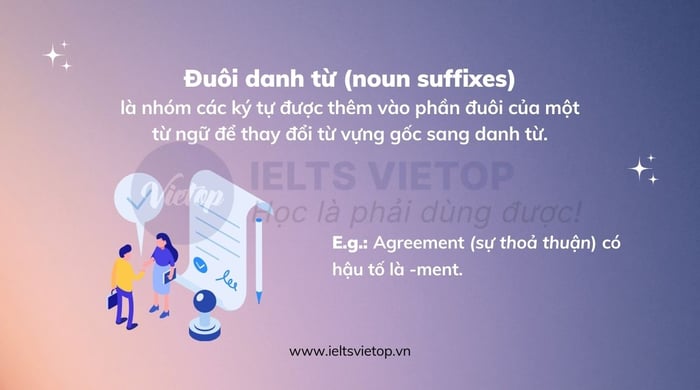 Đuôi danh từ là gì