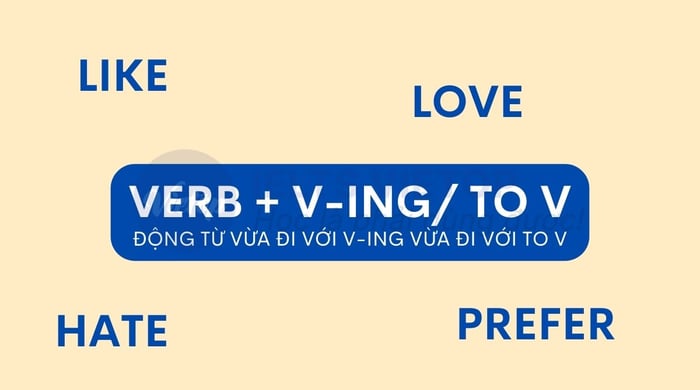 Các động từ thích thường đi kèm với to V và V_ing