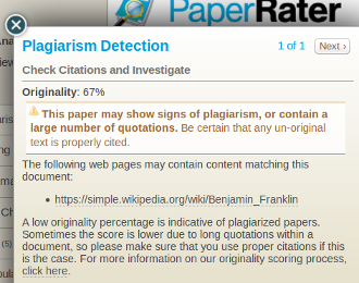 PaperRater là một trang web kiểm tra ngữ pháp.