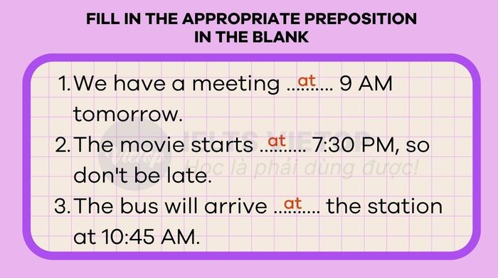 Complete the blank with the appropriate preposition