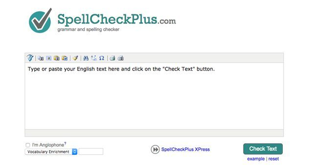 SpellCheckPlus kiểm tra ngữ pháp trực tuyến