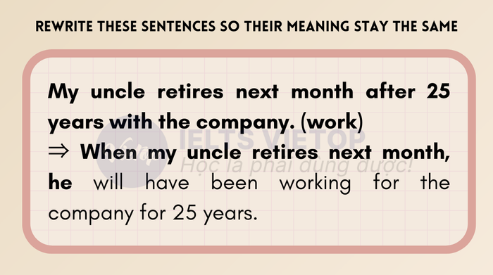 Alter the sentence while maintaining the original meaning