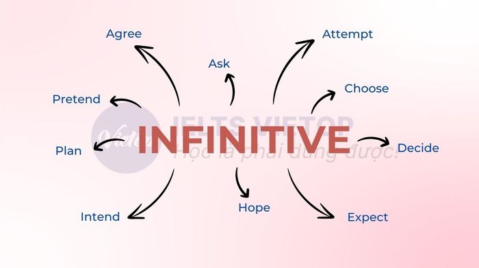 Các động từ chỉ thích hợp với infinitive (to V)