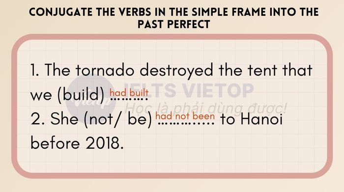 Bài tập về thì quá khứ hoàn thành