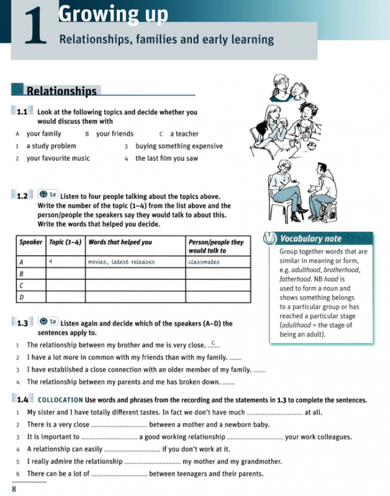 CAMBRIDGE VOCABULARY